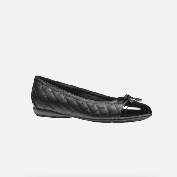 Geox Annytah Black Ballerina Flats NWOT - Picture 2 of 4